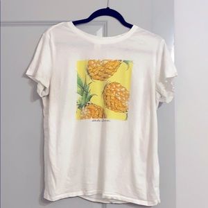 White Pineapple T-Shirt